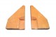 Baxi PAIR EXTENDED Side Cheeks (R/h & L/h) Fireclay - 16 to 24 Inch Opening